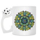 Кружка с футбольным мячиком