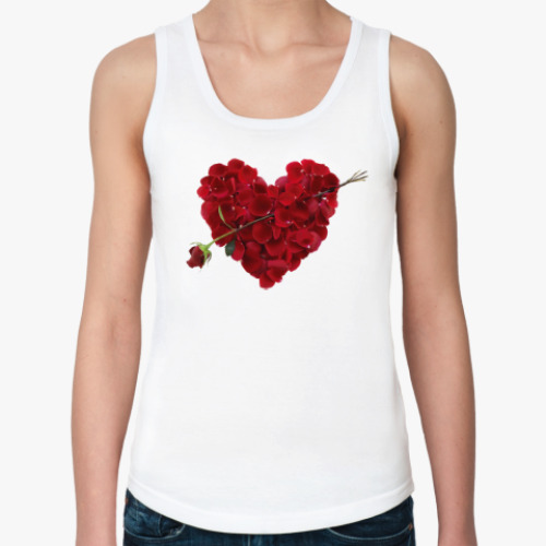 Женская майка с принтом Сердце
