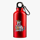 Металлическая бутылка 400 мл UV-DTF