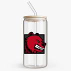 Банка с бамбуковой крышкой