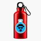 Металлическая бутылка 400 мл UV-DTF