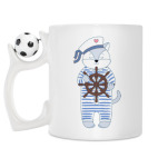 Кружка с футбольным мячиком