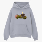 Толстовка худи оверсайз