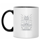 Кружка двухцветная