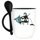 Кружка с ложкой