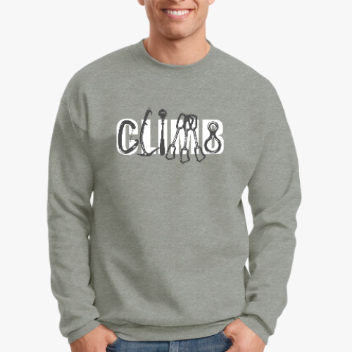 Свитшот с принтом Climb