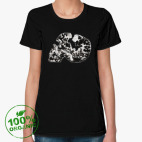 Женская футболка органик