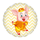 Подушка "круг", 35x35 см Символ Года