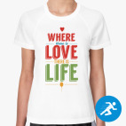 Женская спортивная футболка