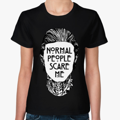 Женская футболка с принтом Tate Langdon 2