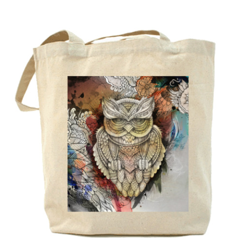 Сумка шоппер с принтом ФИЛИН