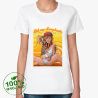 Женская футболка органик