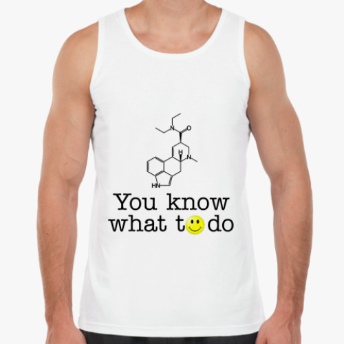 Майка с принтом  Acid