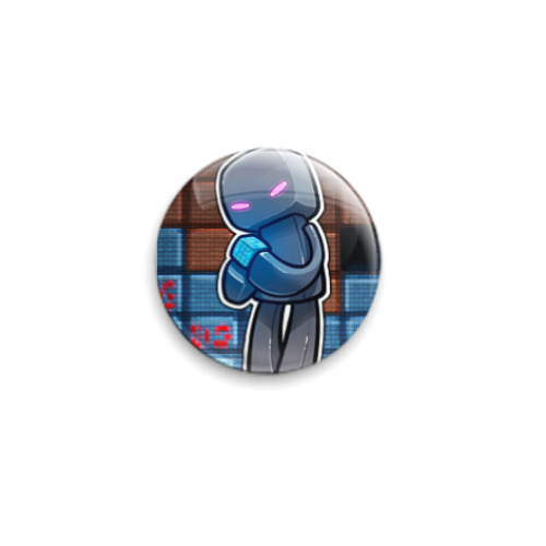 Значок 25мм с принтом minecraft