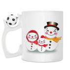 Кружка с футбольным мячиком