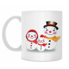 Классическая кружка Семья Снеговиков