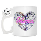 Кружка с футбольным мячиком