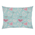 Узор из сердец, валентинки