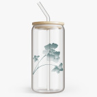 Банка с бамбуковой крышкой