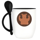 Кружка с ложкой