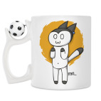 Кружка с футбольным мячиком