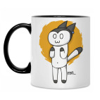 Кружка двухцветная