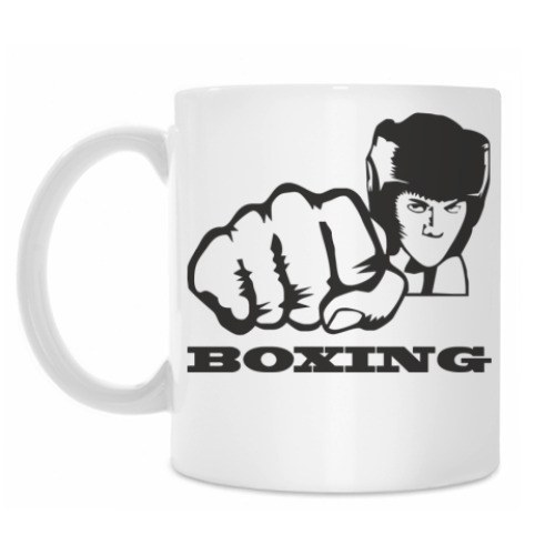 Кружка с принтом Boxing