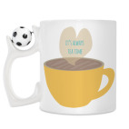 Кружка с футбольным мячиком