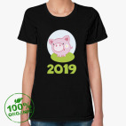 Женская футболка органик