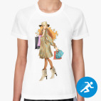 Женская спортивная футболка