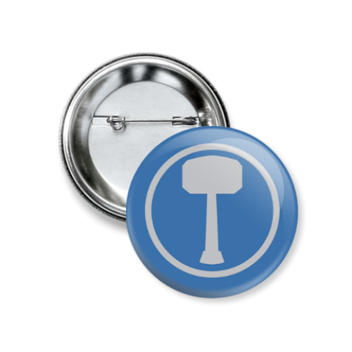 Значок 37мм с принтом Thor Avengers