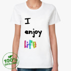 Женская футболка органик