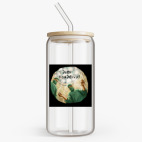 Банка с бамбуковой крышкой