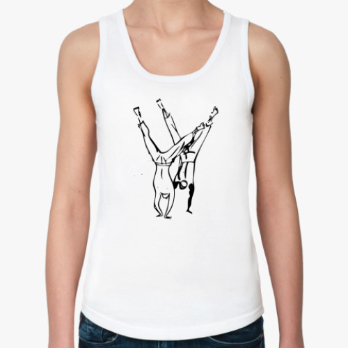 Женская майка с принтом капоэйра