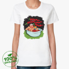 Женская футболка органик