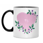 Кружка двухцветная