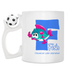 Кружка с футбольным мячиком