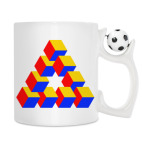 Кружка с футбольным мячиком