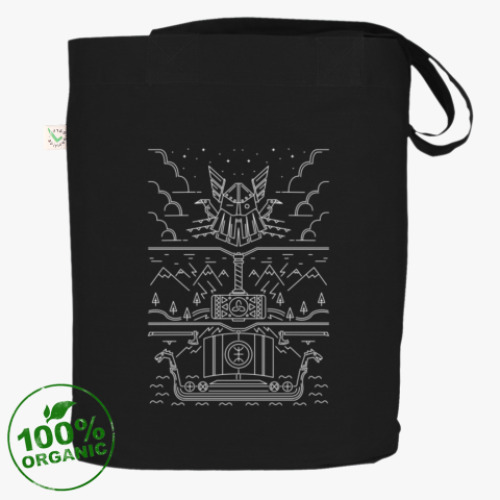 Сумка шоппер Викинги и Один