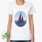 Женская футболка органик