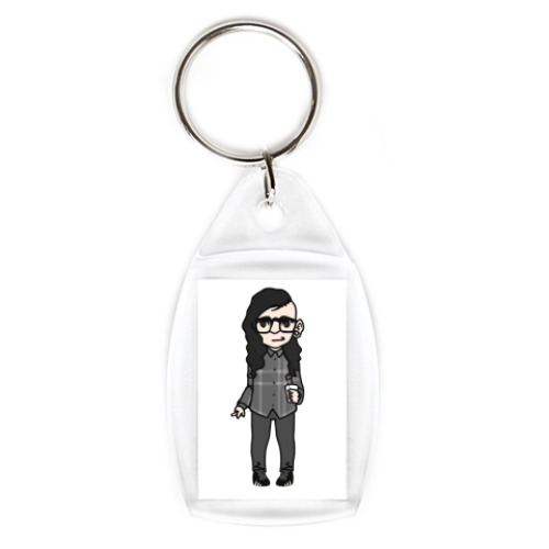 Брелок с принтом Skrillex