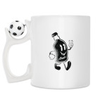 Кружка с футбольным мячиком