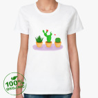 Женская футболка органик