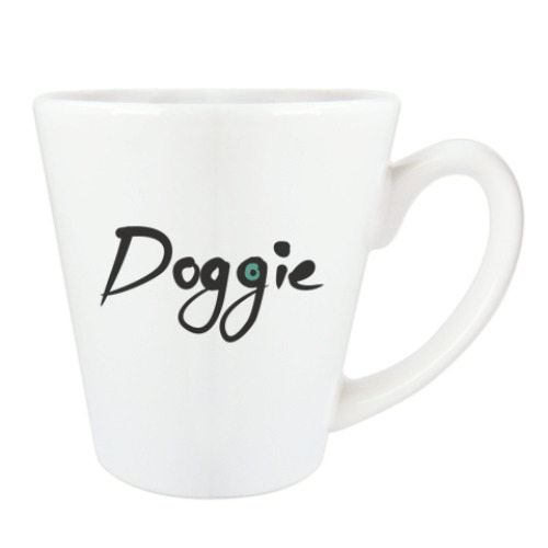 Чашка Латте с принтом 'Собака Баскервиллей'