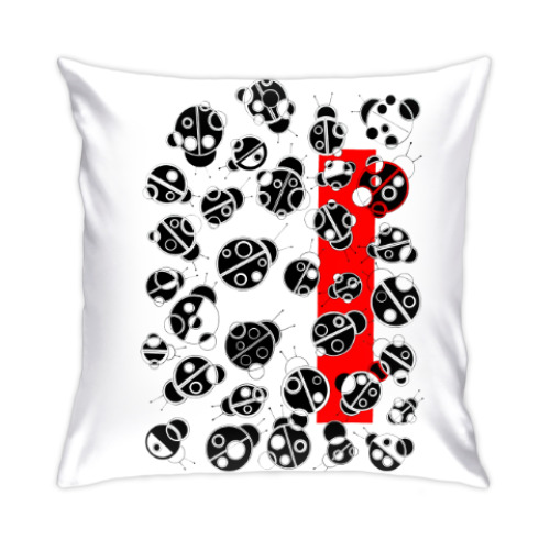 Подушка с принтом Коровушки