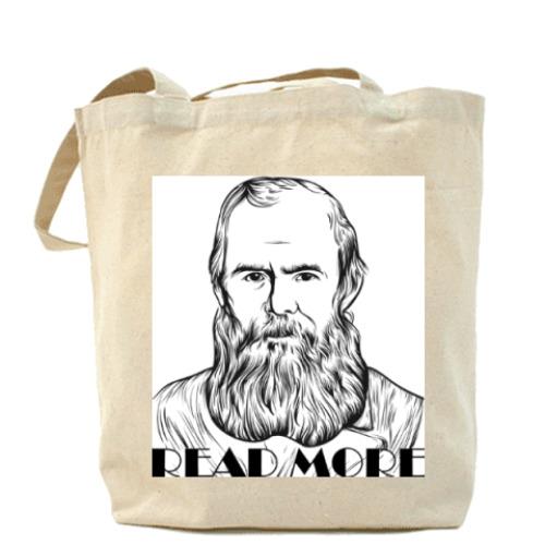 Сумка шоппер  Достоевский  'Read More'