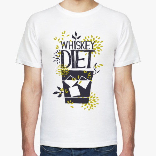 Футболка с принтом Whiskey Diet