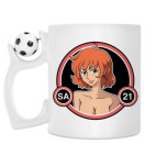 Кружка с футбольным мячиком