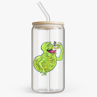 Банка с бамбуковой крышкой