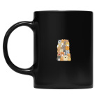 Кружка цветная UV-DTF